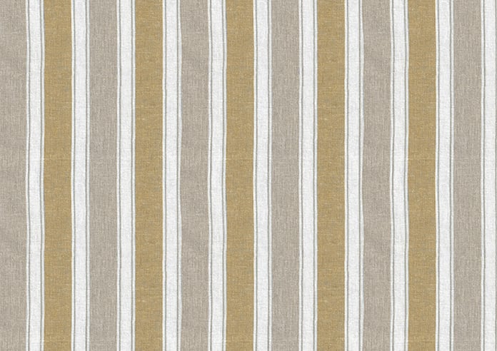 Port Laurent Stripe, Harvest Gold - Roman Blind - Image 7